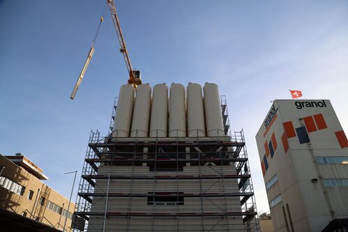 Ein neuer Siloturm für die Granol AG