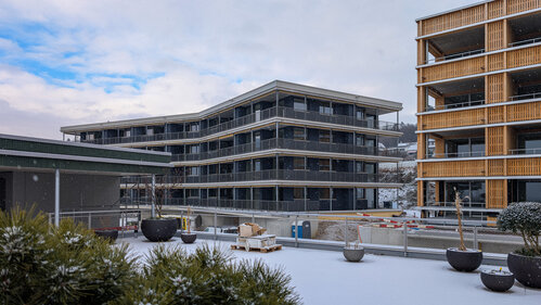 2. Etappe Stadtblick Aarburg - es geht Richtung Abschluss für das Vorzeigequartier