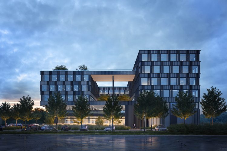 Startschuss für den Bau des innovativen Gewerbebaus