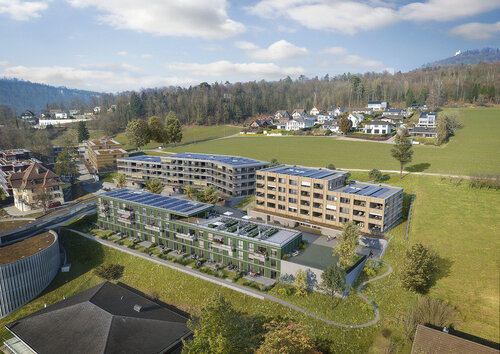 2. Etappe Stadtblick Aarburg - es geht Richtung Abschluss für das Vorzeigequartier