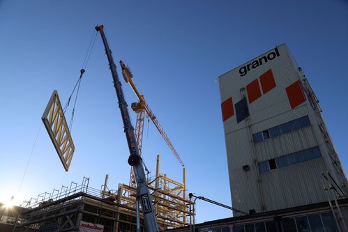 Ein neuer Siloturm für die Granol AG