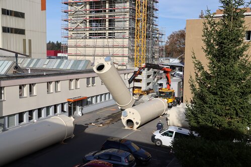 Ein neuer Siloturm für die Granol AG