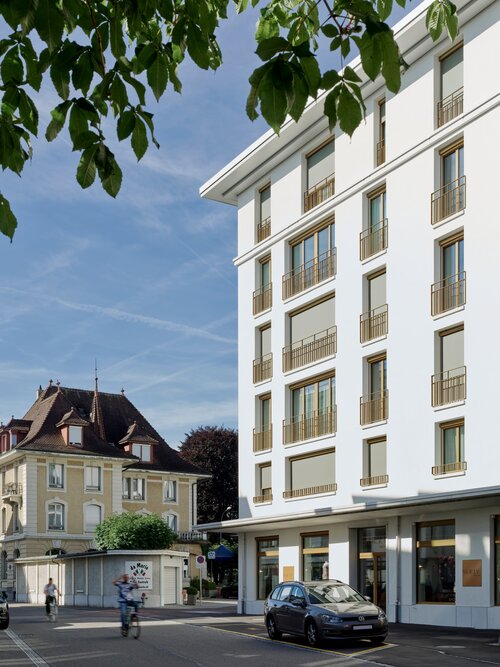 Chrüzlistrasse Sursee: Zwei Häuser, ein stimmiges Ganzes