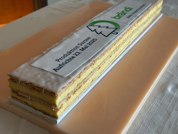 Aufrichtefeier Brändi, Produktion Sursee